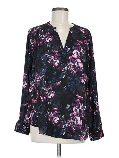 Pre-owned Torrid Long Sleeve Blouse In Black