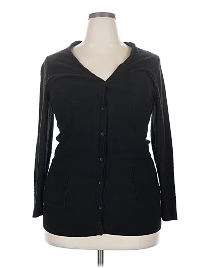 Pre-owned Torrid Long Sleeve Blouse In Black