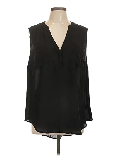 Pre-owned Torrid Long Sleeve Blouse In Black