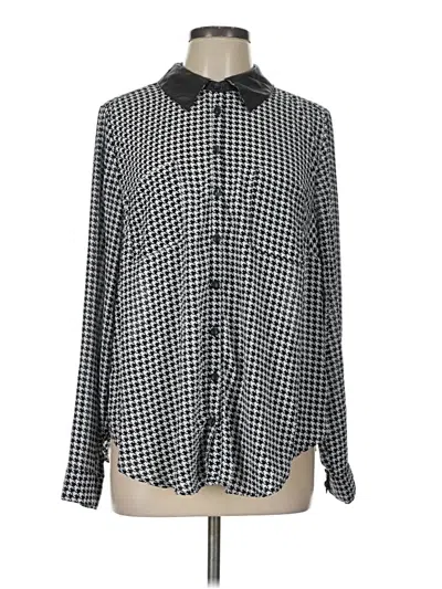 Pre-owned Torrid Long Sleeve Blouse In Black