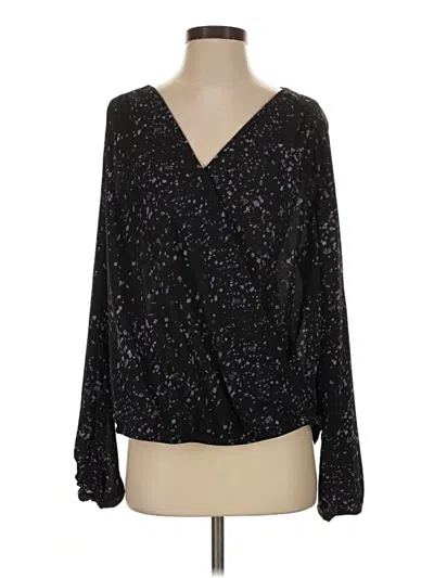 Torrid Long Sleeve Blouse In Black