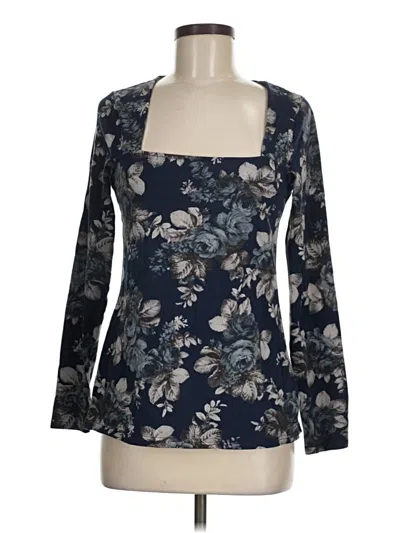 Pre-owned Torrid Long Sleeve Blouse In Blue