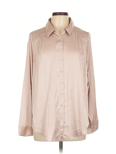 Torrid Long Sleeve Blouse In Brown