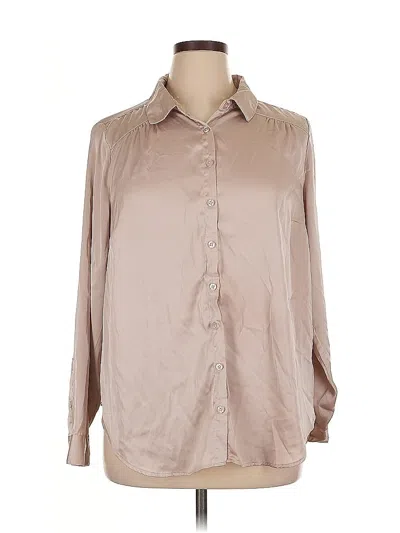 Pre-owned Torrid Long Sleeve Blouse In Brown