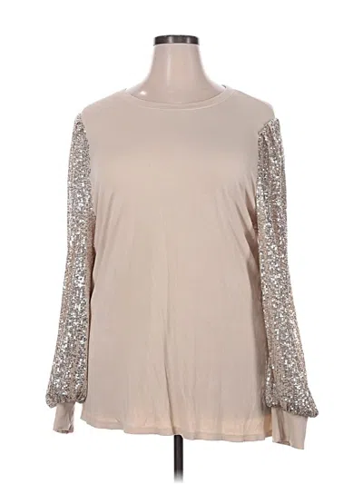 Pre-owned Torrid Long Sleeve Blouse In Brown