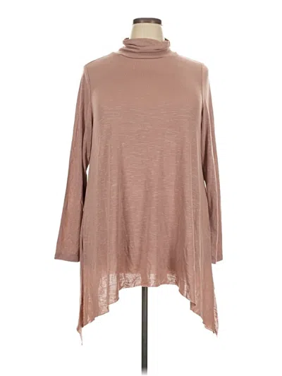 Torrid Long Sleeve Blouse In Brown