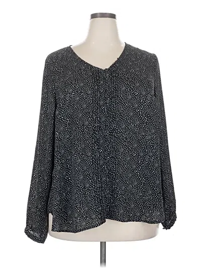 Pre-owned Torrid Long Sleeve Blouse In Gray