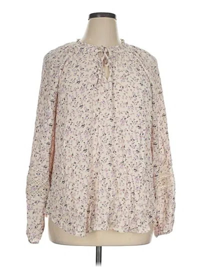 Pre-owned Torrid Long Sleeve Blouse In Ivory