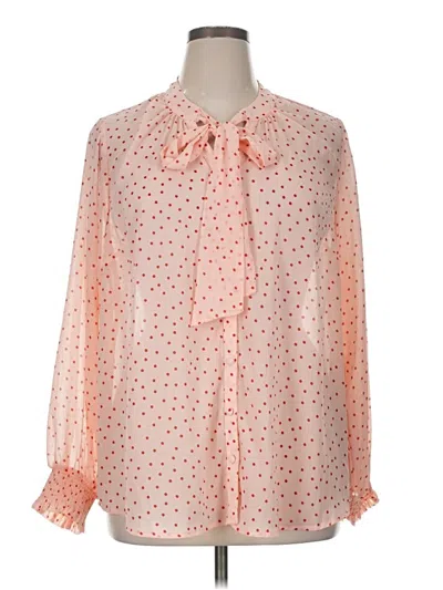 Pre-owned Torrid Long Sleeve Blouse In Orange