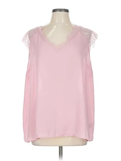 Pre-owned Torrid Long Sleeve Blouse In Pink