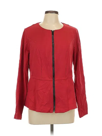 Pre-owned Torrid Long Sleeve Blouse In Red