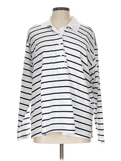 Torrid Long Sleeve Blouse In White