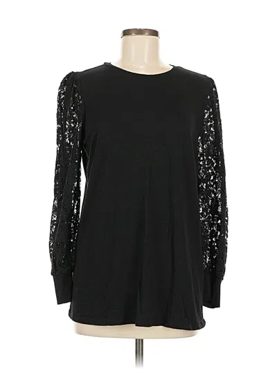 Pre-owned Torrid Long Sleeve T-shirt In Black