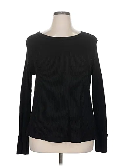 Pre-owned Torrid Long Sleeve T-shirt In Black