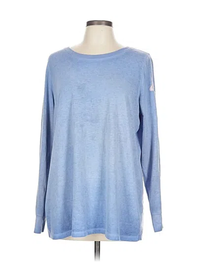 Pre-owned Torrid Long Sleeve T-shirt In Blue
