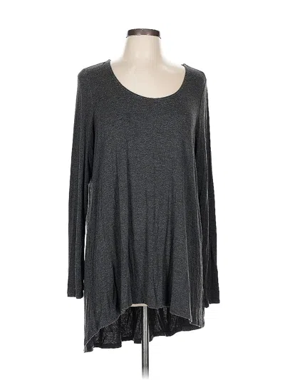 Pre-owned Torrid Long Sleeve T-shirt In Gray