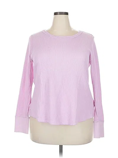 Pre-owned Torrid Long Sleeve T-shirt In Pink