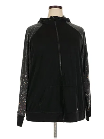 Pre-owned Torrid Long Sleeve Top Black Cowl Neck Tops