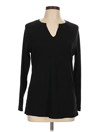 Pre-owned Torrid Long Sleeve T-shirt In Black