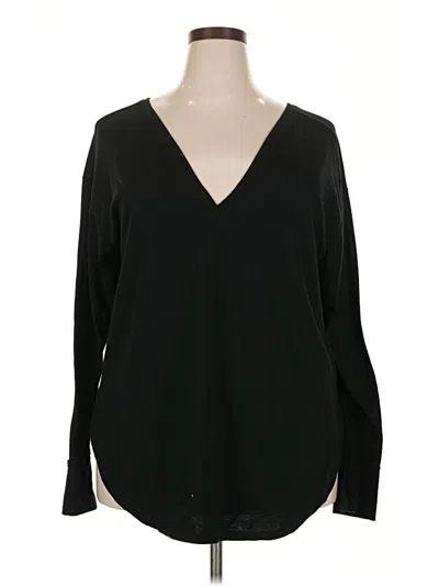Pre-owned Torrid Long Sleeve T-shirt In Black