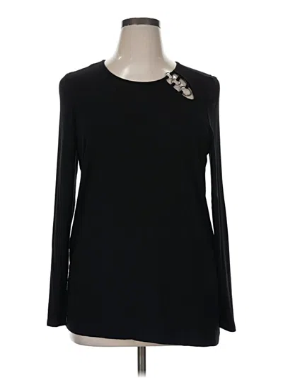 Pre-owned Torrid Long Sleeve T-shirt In Black