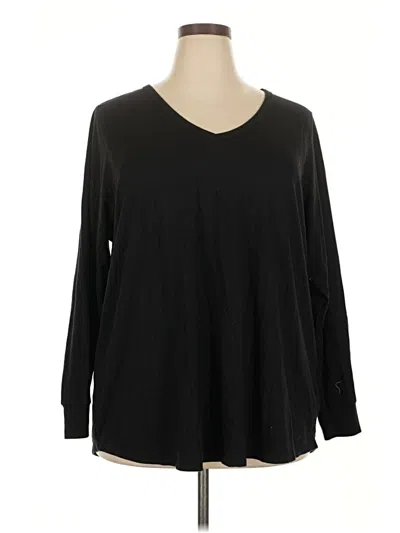 Pre-owned Torrid Long Sleeve T-shirt In Black