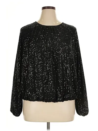 Pre-owned Torrid Long Sleeve T-shirt In Black