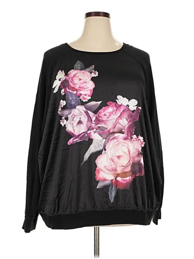 Pre-owned Torrid Long Sleeve T-shirt In Black