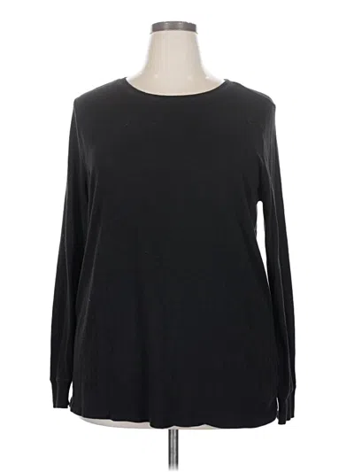 Pre-owned Torrid Long Sleeve T-shirt In Black