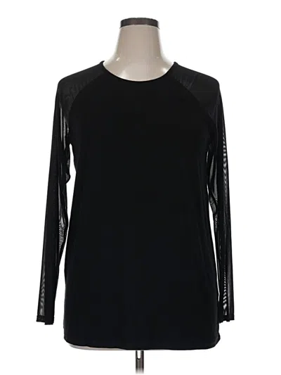 Pre-owned Torrid Long Sleeve T-shirt In Black