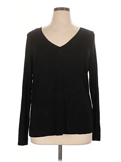 Pre-owned Torrid Long Sleeve T-shirt In Black