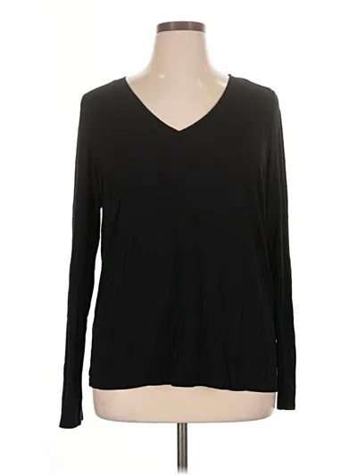 Pre-owned Torrid Long Sleeve T-shirt In Black