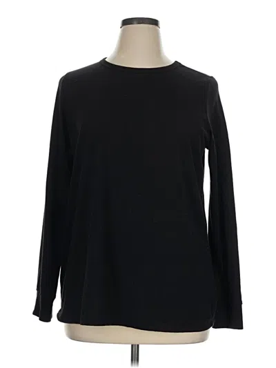 Pre-owned Torrid Long Sleeve T-shirt In Black