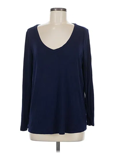 Pre-owned Torrid Long Sleeve T-shirt In Blue