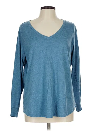 Pre-owned Torrid Long Sleeve T-shirt In Blue