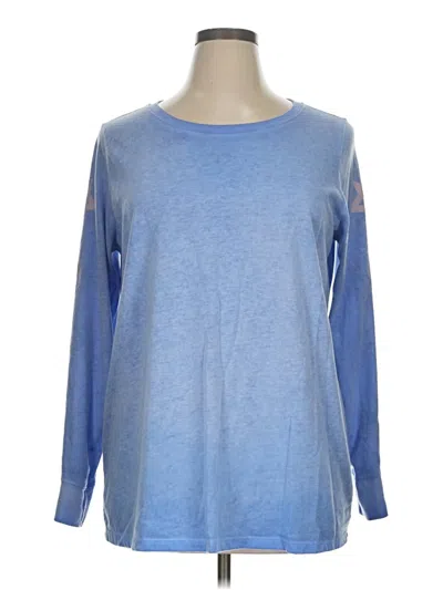 Pre-owned Torrid Long Sleeve T-shirt In Blue