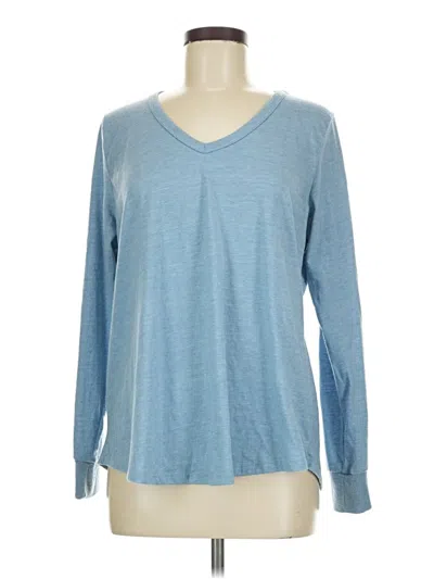 Pre-owned Torrid Long Sleeve T-shirt In Blue