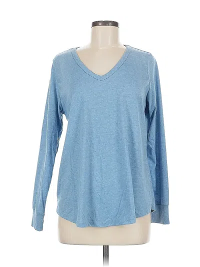Pre-owned Torrid Long Sleeve T-shirt In Blue