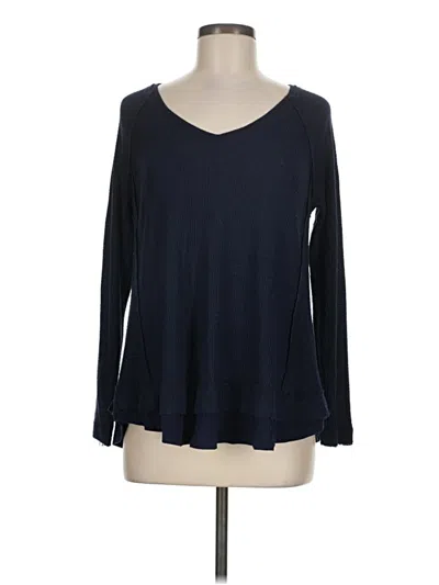 Pre-owned Torrid Long Sleeve T-shirt In Blue