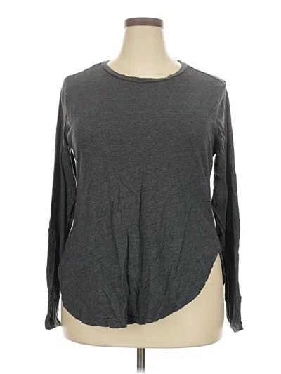 Pre-owned Torrid Long Sleeve T-shirt In Gray