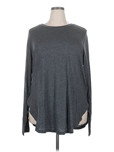 Pre-owned Torrid Long Sleeve T-shirt In Gray