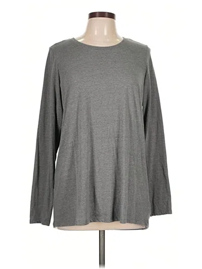 Pre-owned Torrid Long Sleeve T-shirt In Gray