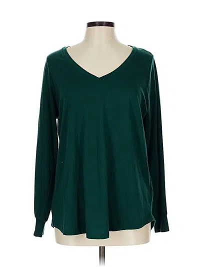 Pre-owned Torrid Long Sleeve T-shirt In Green