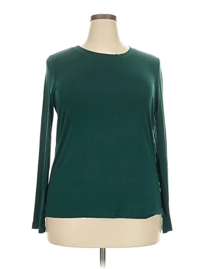 Pre-owned Torrid Long Sleeve T-shirt In Green