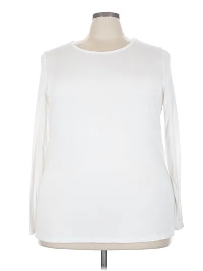 Pre-owned Torrid Long Sleeve T-shirt In Ivory