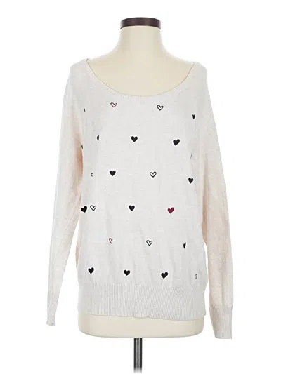Pre-owned Torrid Long Sleeve T-shirt In Ivory
