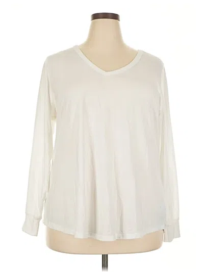 Pre-owned Torrid Long Sleeve T-shirt In Ivory