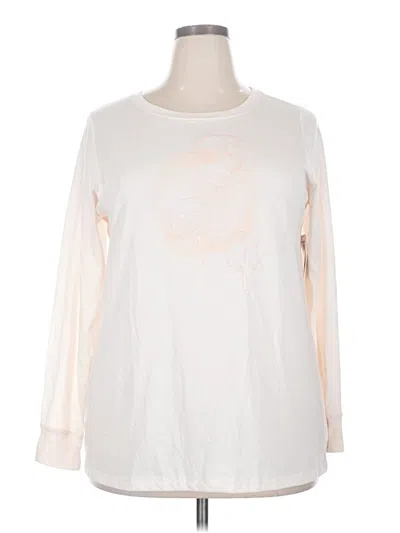 Pre-owned Torrid Long Sleeve T-shirt In Ivory