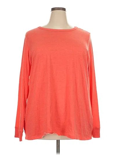 Pre-owned Torrid Long Sleeve T-shirt In Orange