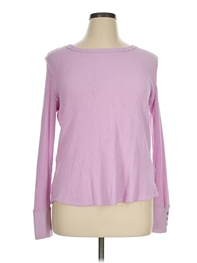 Pre-owned Torrid Long Sleeve T-shirt In Pink